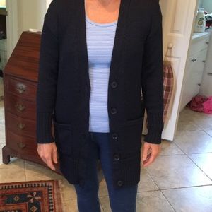 Banana republic knee-length cardigan NWOT